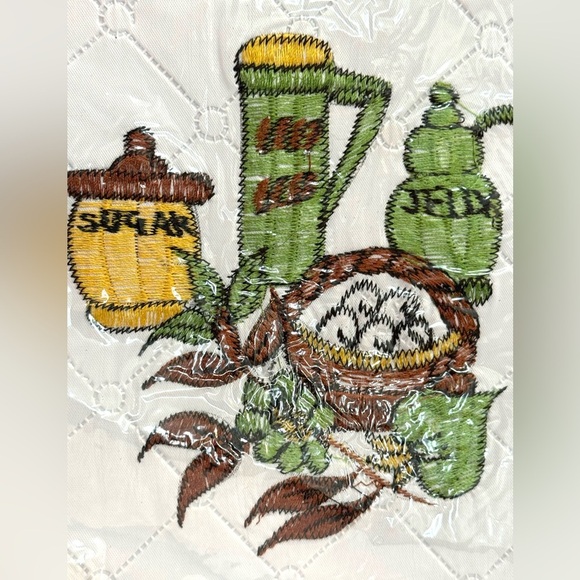 Vintage 70’s Retro 2-SliceToaster Appliance Cover Embroidered Dora May NEW - Picture 3 of 4